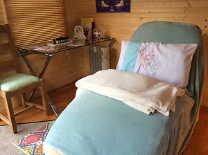 Home. comfy cabin in summer
